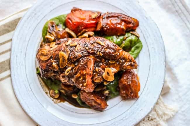 Rustic Balsamic Garlic Chicken