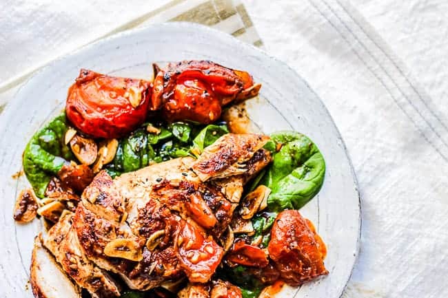 Rustic Balsamic Garlic Chicken