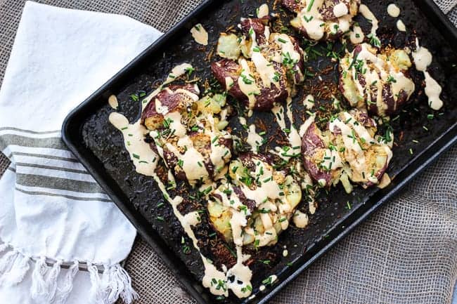 Pork and Mindys Roasted Potatoes with Mustard Cream-2